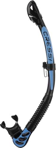 Cressi Alpha Dry Snorkel - Blu/Nero