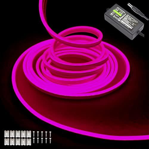 Balabaxer Striscia LED Neon Rosa 5m