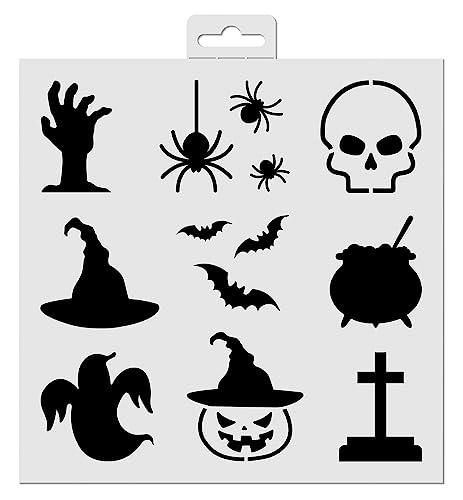 Aladine - Stencil Halloween 20 x 20 cm - 9 forme a tema