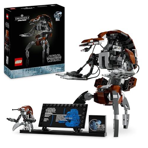 LEGO Star Wars Droideka, Personaggio del Droide Distruttore da Collezione per Adulti, Hobby Creativo da Costruire, Kit Modellismo in Mattoncini, Idea Regalo per Lui, Lei e i Fan da Esposizione 75381