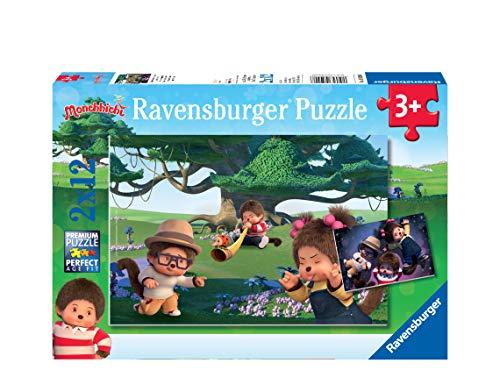 Ravensburger Monchhichi Puzzle 2 x 12 Pezzi, Multicolore, 05020