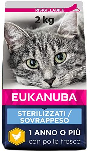Eukanuba Weight Control Sterilizzato Adulto Gatto Pollo e Fegato 2 kg