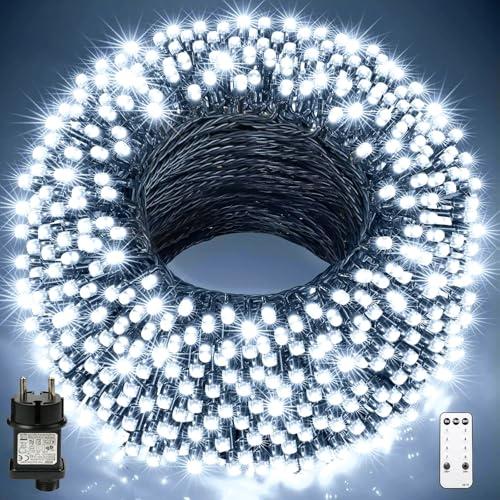 GYLEFY Luci di Natale Esterno 100m 800LED