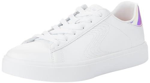 Skechers Street Girls, Sneaker, White Synthetic/Silver Trim, 43 EU