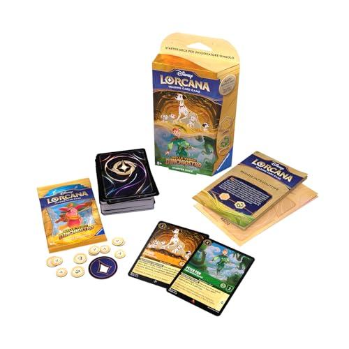 Disney Lorcana TCG: Nelle Terre d'Inchiostro Starter Deck Ambra & Smeraldo, 8+ Anni