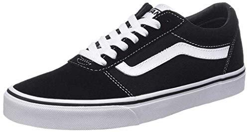 Vans Ward Sneaker Uomo Suede Canvas Black White