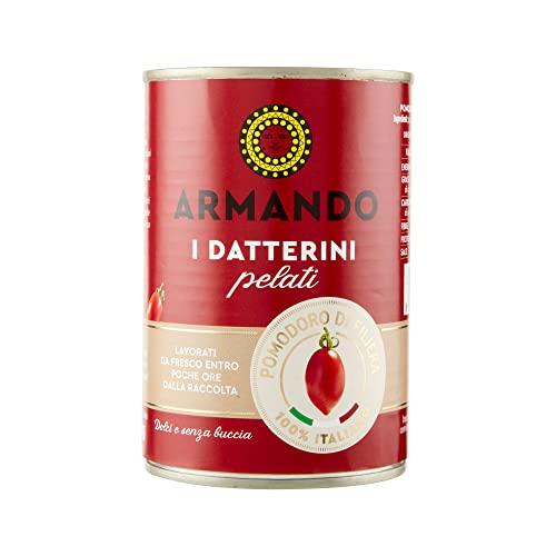 Armando, I Datterini Pelati, Pomodori di Filiera 100% italiani, 12x400gr