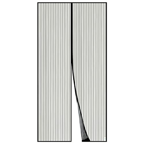 Apalus Zanzariera Magnetica per Porte 120x220cm Nera