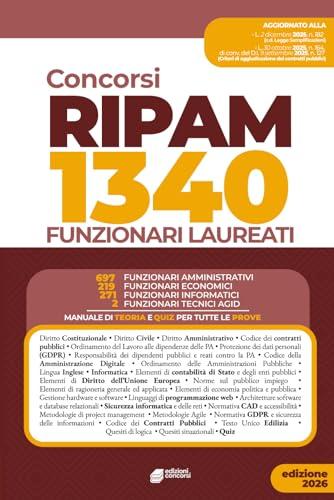 Concorso RIPAM 1340 Funzionari: Manuale Completo Teoria e Quiz