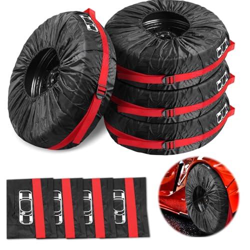 ROTKUSZ Set di 4 Borse per Pneumatici Auto 18-22 Pollici