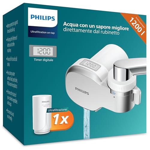 Philips Water Ontap AWP3756P1/10 Filtro Rubinetto Ultrafiltrazione con Display Digitale