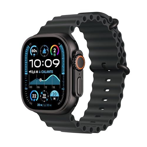 Apple Watch Ultra 2 GPS + Cellular 49 mm Titanio Nero con Ocean Band Nero