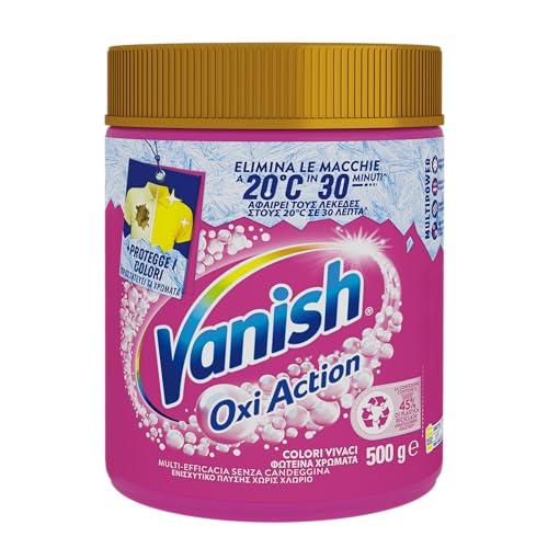 Vanish Oxi Action Multipower Polvere Rosa, Smacchiatore per Capi Colorati, 500 g
