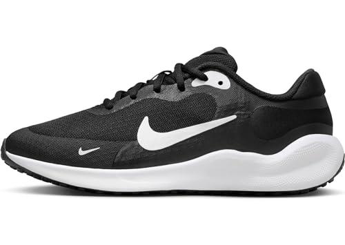 Nike Revolution 7 GS, Scarpe con Lacci, Nero/Bianco/Bianco, 38 EU