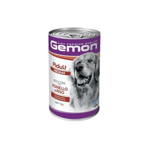 Gemon Adult Agnello e Riso - Alimento Umido Completo per Cani Adulti di Tutte le Taglie
