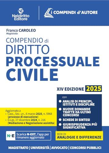 Compendio di procedura civile 2025