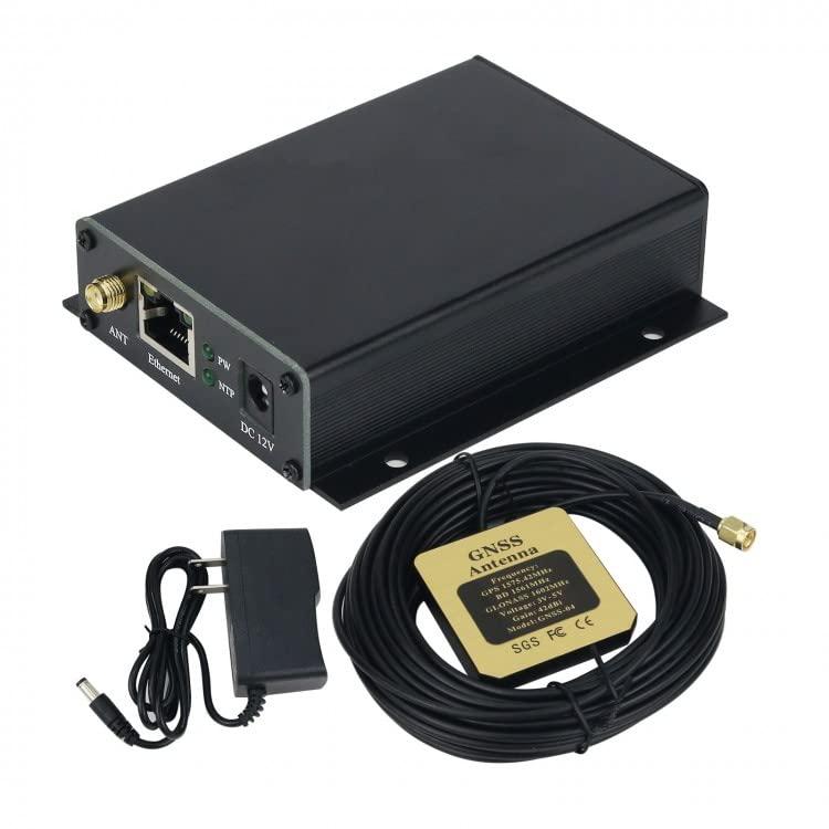Hamgeek FC-NTP-Mini Server NTP Desktop per Rete con Porta Ethernet e Supporto GNSS
