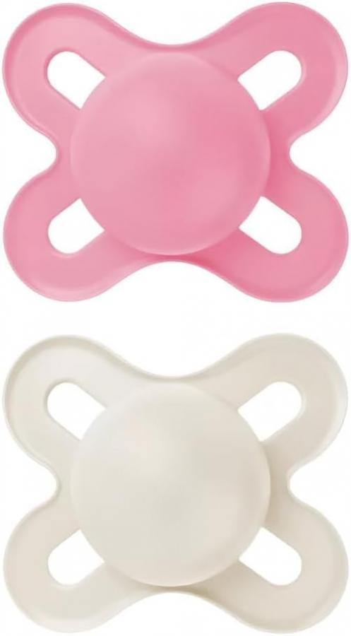 MAM Original Start Succhietto 0-2 Mesi (Set da 2) Rosa/Neutro