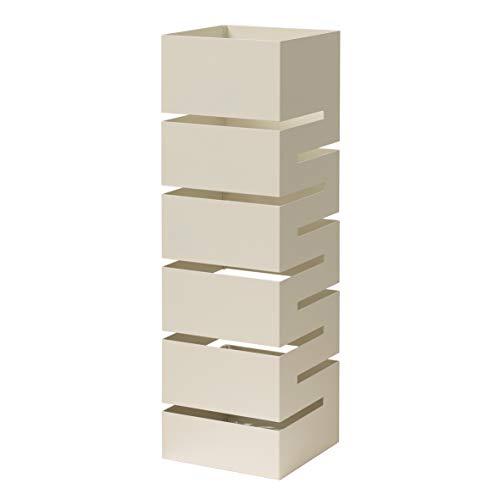 Baroni Home Portaombrelli di Design Moderno in Metallo Bianco