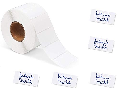 Etichette Adesive Bianche in Rotolo 50x25 mm - Gicaprice