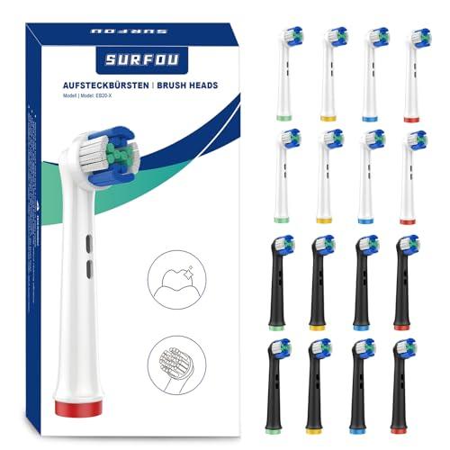 Set 16 Testine di Ricambio Compatibili con Spazzolini Elettrici Oral-B