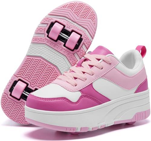 ANEFUN Scarpe con Ruote per Bambini e Ragazzi: Pattinaggio e Divertimento All'Aperto