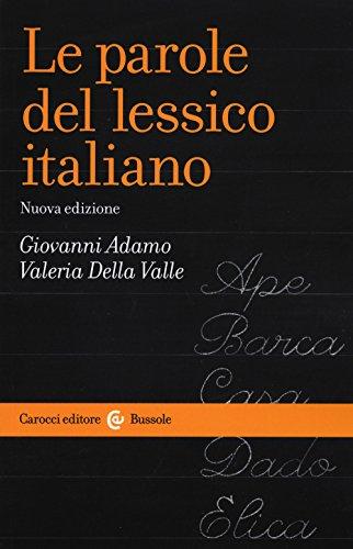 Le parole del lessico italiano - Carocci