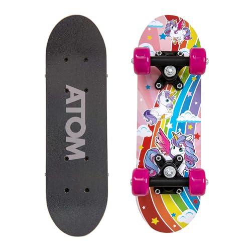 Atom Skateboard 43,2 cm - Mini Cruiser per Bambini e Ragazzi