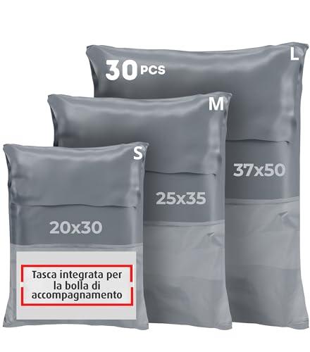 Buste per Spedizioni Vinted SMARTYnas - 30 Sacchetti Auto-Adesivi e Opaqui per Vestiti, Scarpe, Libri