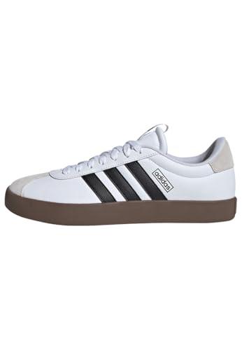 adidas VL Court 3.0 Shoes, Scarpe da Ginnastica Uomo, Cloud White Core Black Grey One, 43 1/3 EU