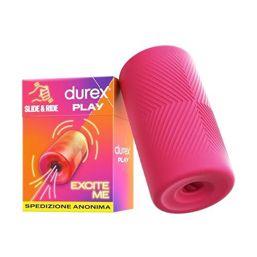 Durex Masturbatore Uomo, Sex Toy in Silicone Morbido con Nervature