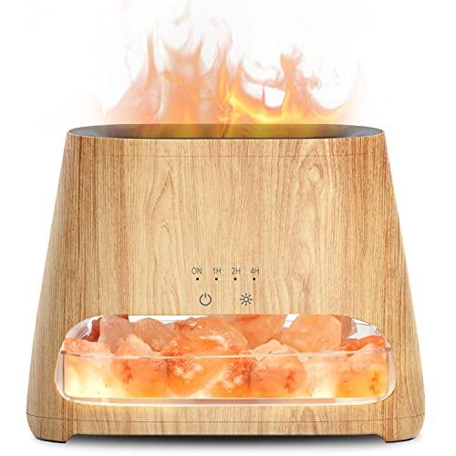 SALKING 2 in 1 diffusore di olio essenziale & Lampada 100% Puro sale himalaya