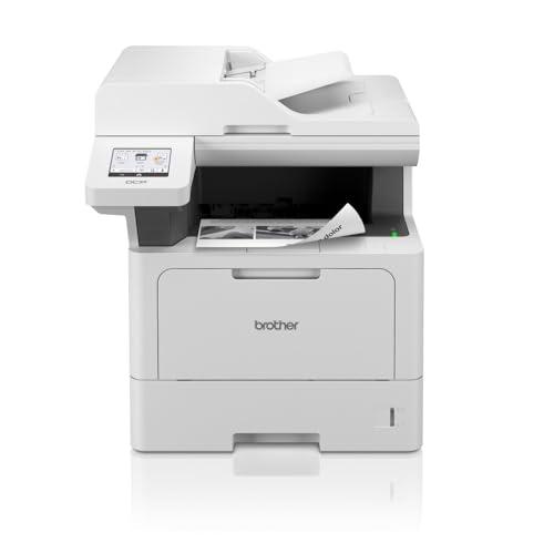 Brother DCPL5510DW Multifunzione Laser Monocromatica 3 in 1(Stampa/Copia/Scan), 48 ppm, 512 MB, Stampa Fronte/Retro Auto, Touchscreen 8,9 cm, Connettività cablata e WiFi,Inbox Toner da circa 3000 pag