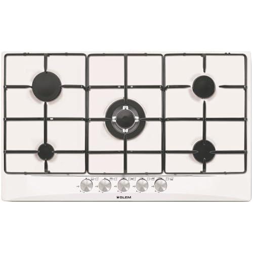 Piano cottura Glem Gas GT955 Bianco