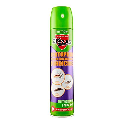 ZIG ZAG Insetticida Spray Centopiedi, Pesciolini D'Argento, Forbicine, 300 ml