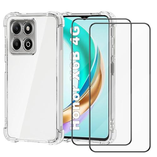 Vancle Cover Trasparente per Honor X6 B con Vetro Temperato