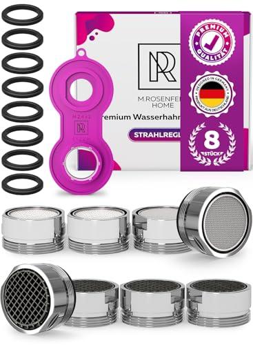 Set di 8 Aeratori Rubinetto M24 Anticalcare ad Alta Efficienza