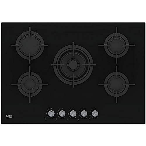 Beko HILW 75222 S Piano Cottura a Gas 75 cm Nero