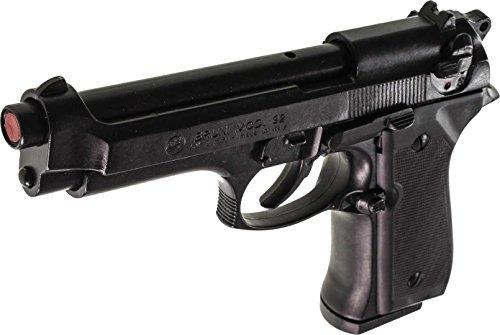 Pistola a Salve Bruni Beretta 92 Full Metal PAK Scarrellante con Valigetta e Munizioni