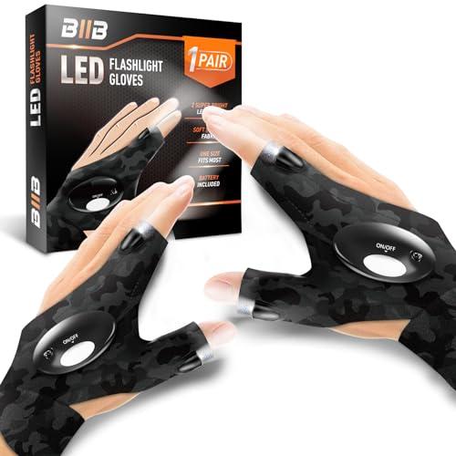 BIIB Guanti LED Multifunzionali - Il Regalo Perfetto per Uomo