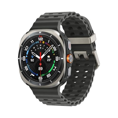 Samsung Galaxy Watch Ultra Smartwatch Galaxy AI, Resistenza estrema, Batteria a lunga durata, Sirena di emergenza, LTE, Cassa in titanio di grado aerospaziale 47mm Titanium Silver [Versione italiana]