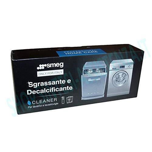 Sgrassante e Decalcificante per Lavatrici e Lavastoviglie 12 Bustine Smeg