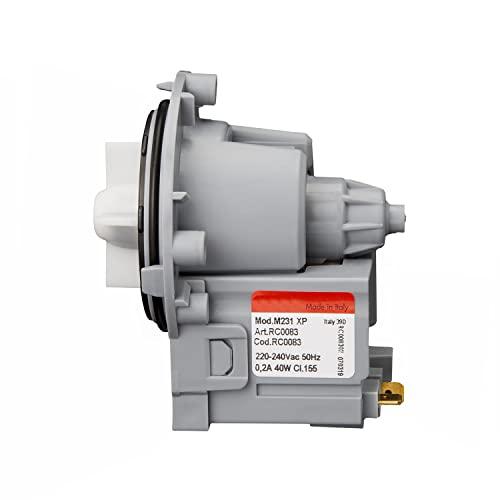 MIRTUX Pompa di scarico magnetica universale per lavatrici