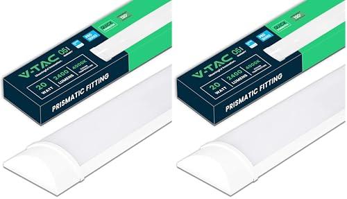 V-TAC Plafoniera LED Lineare da Soffitto 60 CM - 20W Chip Samsung