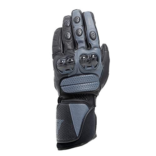 DAINESE - Impeto D-Dry Gloves, Guanti da Moto Impermeabili in Pelle con Protezioni sulle Nocche e Compatibilità Touch Screen, Guanti Moto Unisex, da Uomo o Donna, Nero/Ebano, S