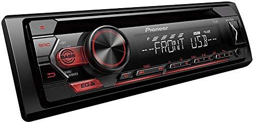 Pioneer DEH-S120UB Autoradio 1DIN con CD, USB, AUX, Bluetooth, RDS, Equalizzatore a 5 Bande, Supporto Android, App ARC