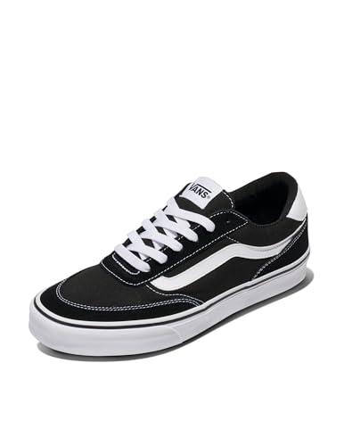 Vans Brooklyn, Scarpe da Ginnastica Uomo, BA2 - Suede/Canvas Black/White, 44 EU