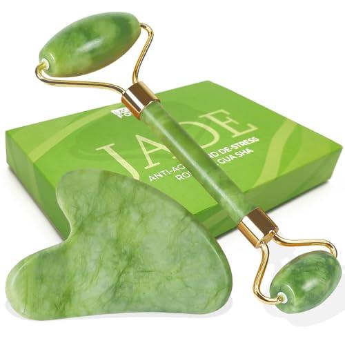 LAC FOR YOU Pietra Gua Sha e Rullo di Giada per il Viso
