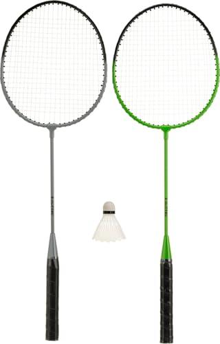Outtec® Set da Badminton - 2 Racchette con Volante EVA