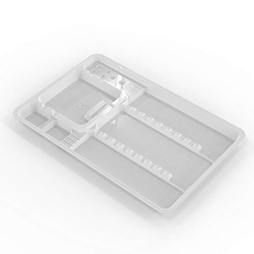 Cotisen Vassoio USA e Getta - 100 Pz. Vassoi Clinici 28,5 x 18,5 cm